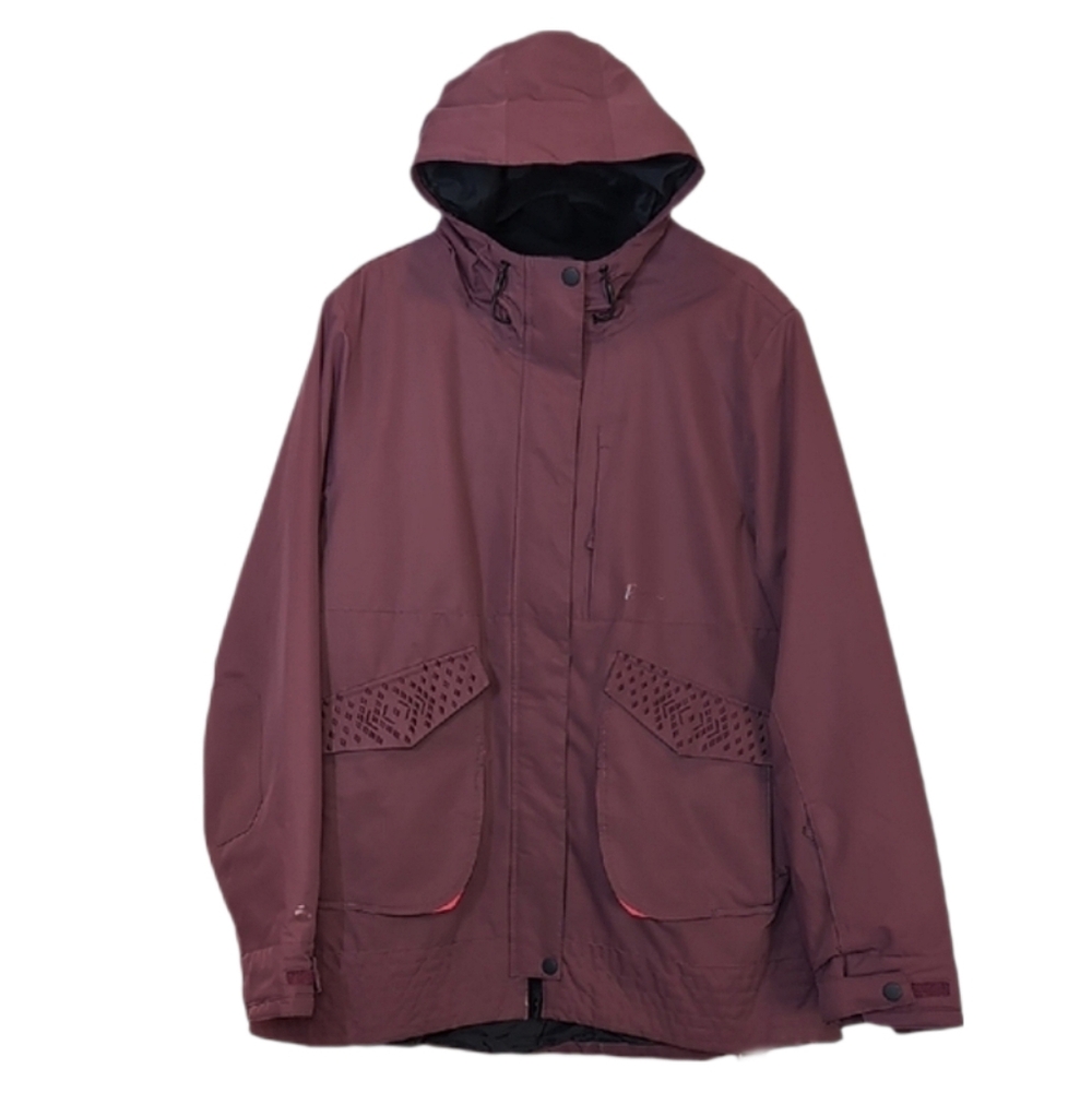 Ripzone Core Series Womens XXL Maroon Insulated Ski Jacket 7K Waterproof Coat